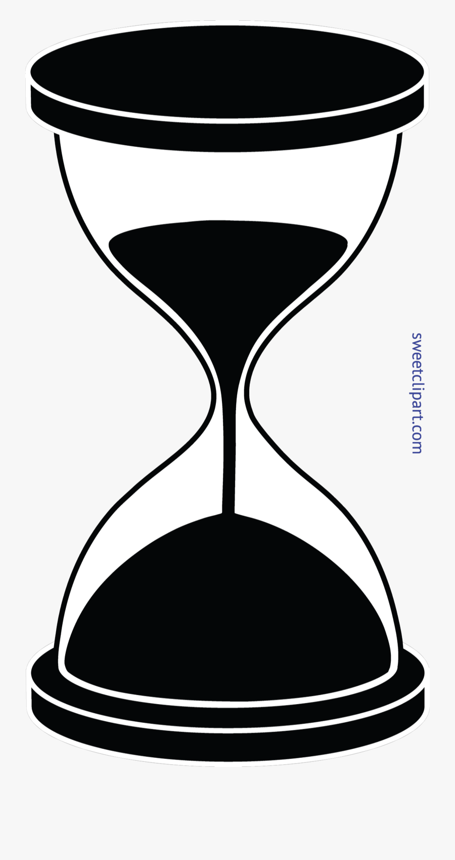 Hourglass Clipart Png - Hourglass Black And White, Transparent Clipart