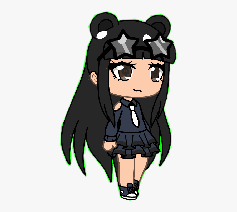 Gacha Life Gachalife Popstar Rockstar Freetoedit - Gacha Life Cute Girls, Transparent Clipart