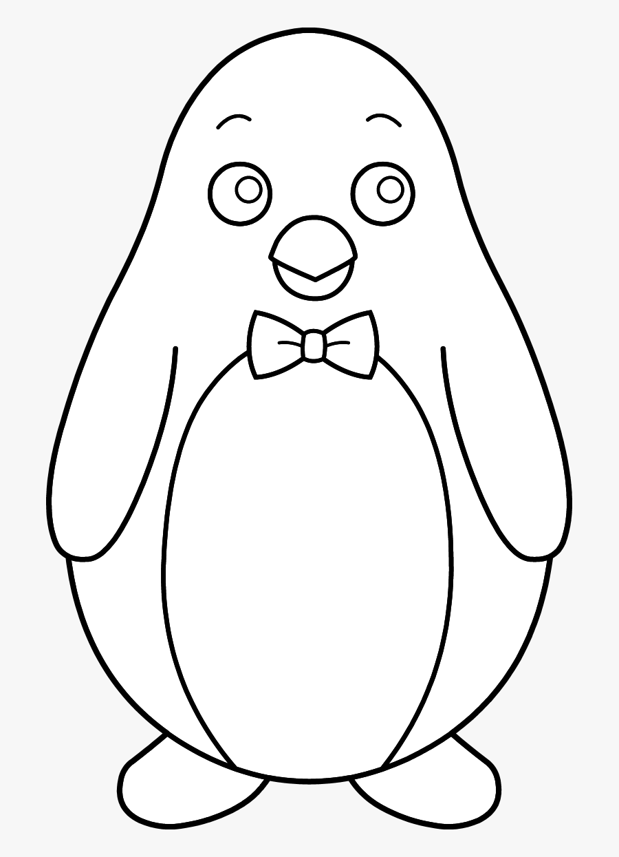 Color Clipart Penguin - Penguin Clipart Black And White, Transparent Clipart