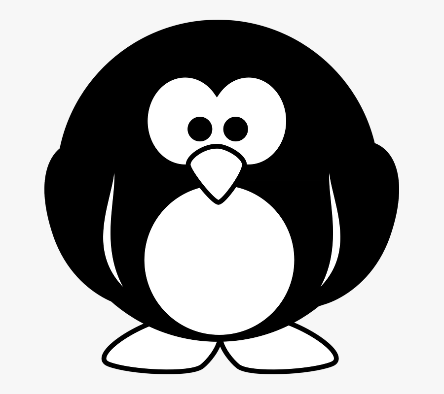 Clipart Black Penguin, Transparent Clipart