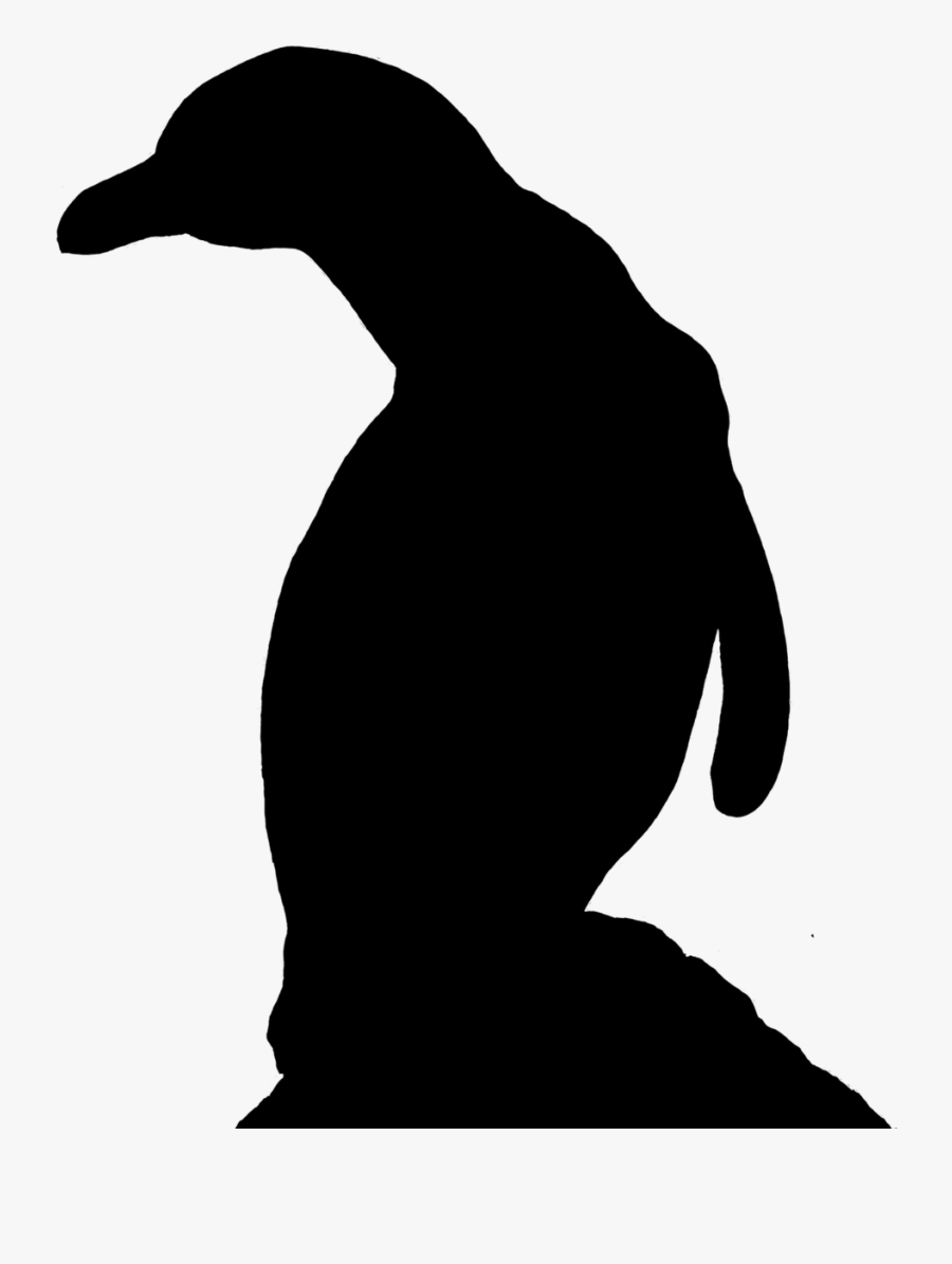 Penguin Water Bird Silhouette Free Photo - Pinguino Png Silueta, Transparent Clipart