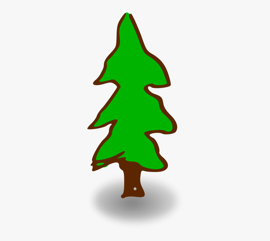 Clipart - Light Evergreen - Transparent Background Christmas Tree Clipart, Transparent Clipart