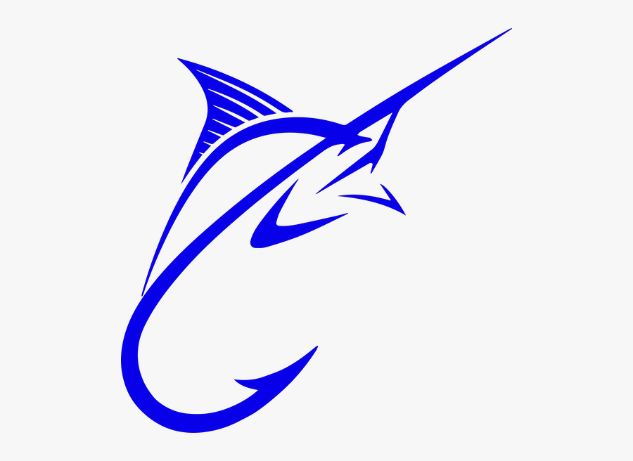 Fisherman Clipart Marlin Fishing - Marlin Decal, Transparent Clipart