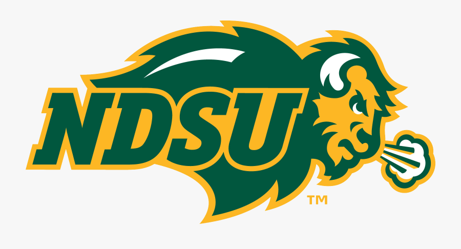 Clipart Map Rolled Up - North Dakota State Bison Logo, Transparent Clipart