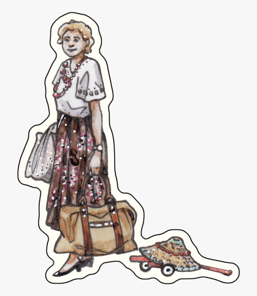 Black Grandma Clipart - Illustration, Transparent Clipart