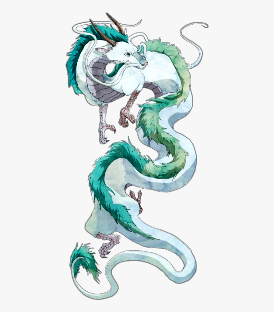 Transparent Spirited Away Clipart - Haku Spirited Away Tattoo, Transparent Clipart