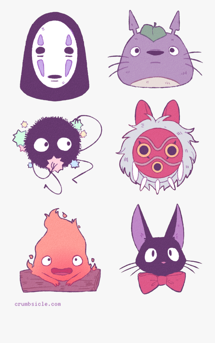 Transparent Studio Ghibli Clipart - Cute Chibi Studio Ghibli, Transparent Clipart