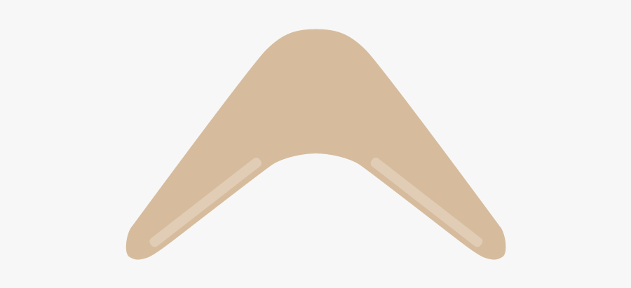 Wooden Boomerang, Transparent Clipart
