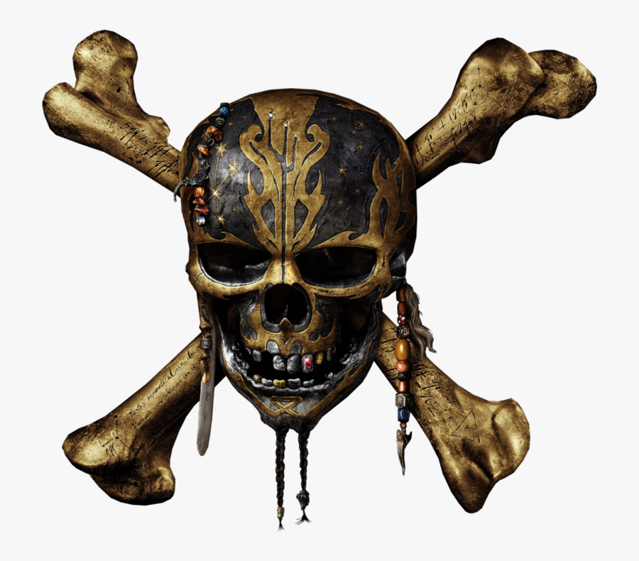 Transparent Pirates Of The Caribbean Clipart - Skull Png, Transparent Clipart