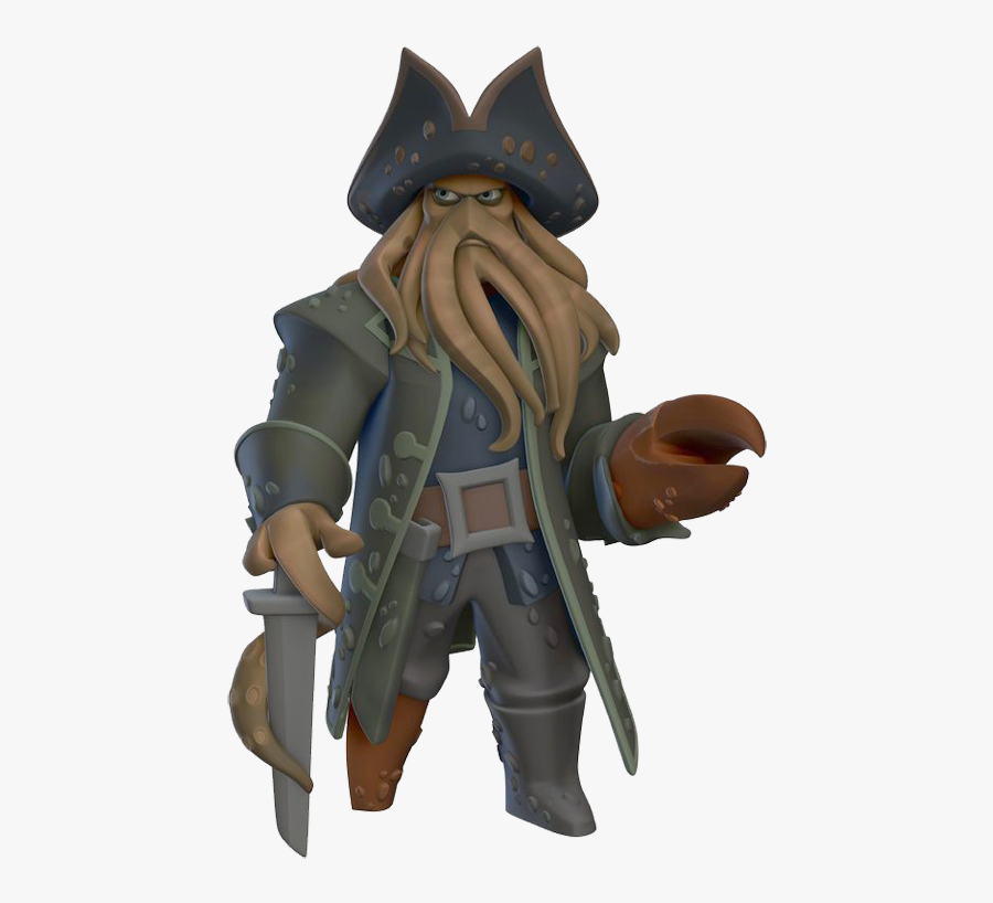 Pirates Of The Caribbean Clipart Disney Infinity - Davy Jones Clip Art, Transparent Clipart