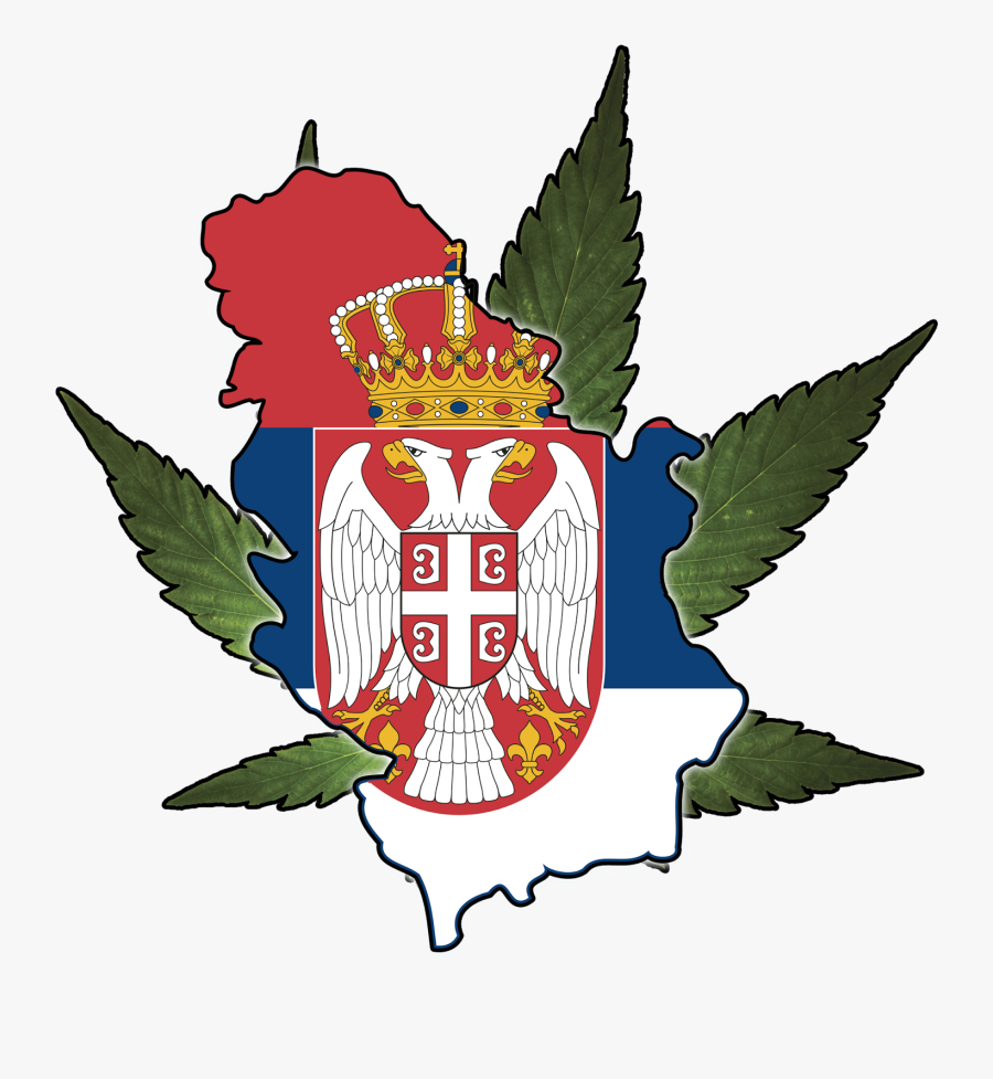 Transparent Medical Marijuana Clipart - Serbia Flag Round Png, Transparent Clipart