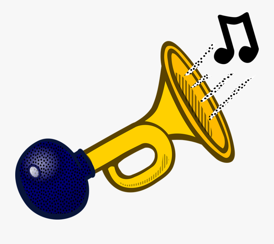 Horn Clipart Black And White, Transparent Clipart