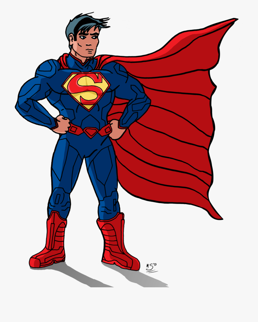 Cartoons Superman New 52 , Png Download - Superman Pose Clipart, Transparent Clipart