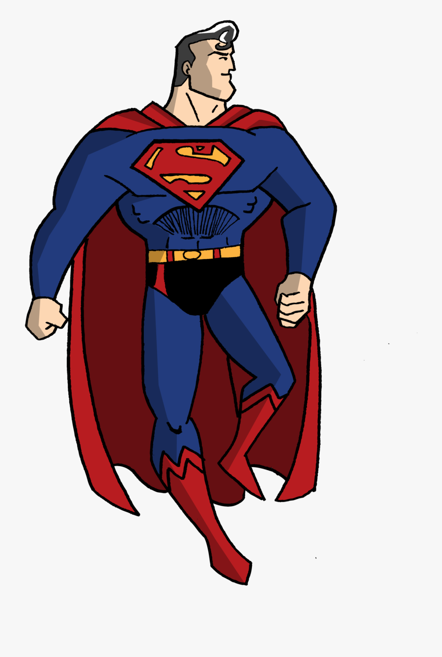 Superman Clipart Classic - Superman, Transparent Clipart