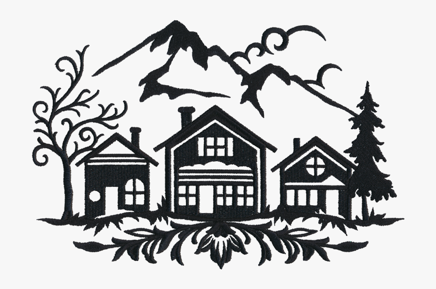 House Clipart , Png Download - House With Mountains Clipart, Transparent Clipart