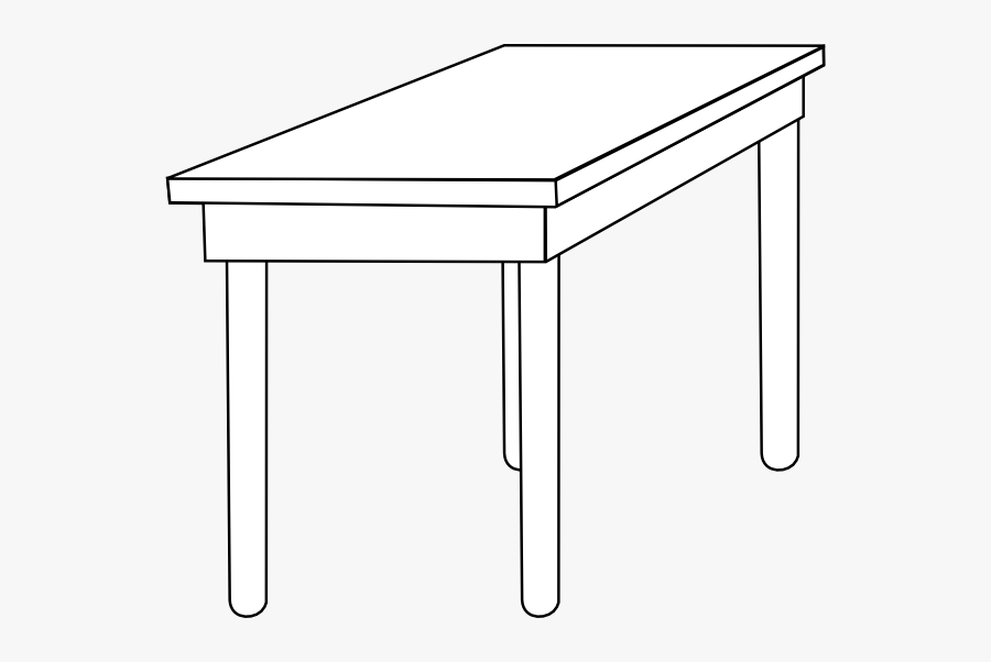 Black And White Png Ball Under A Table, Transparent Clipart
