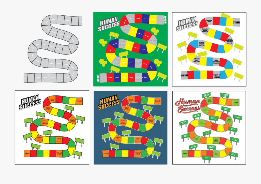 Gameboard For A Supervisor/manager Development Course, Transparent Clipart