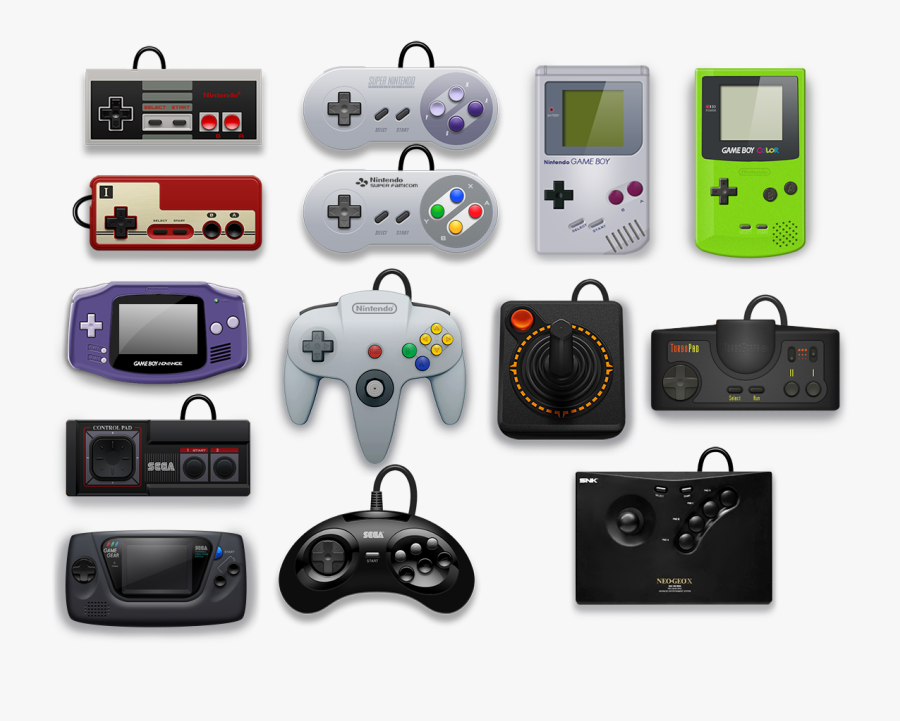 System Gamepad Custom Folders - Nes Controller, Transparent Clipart