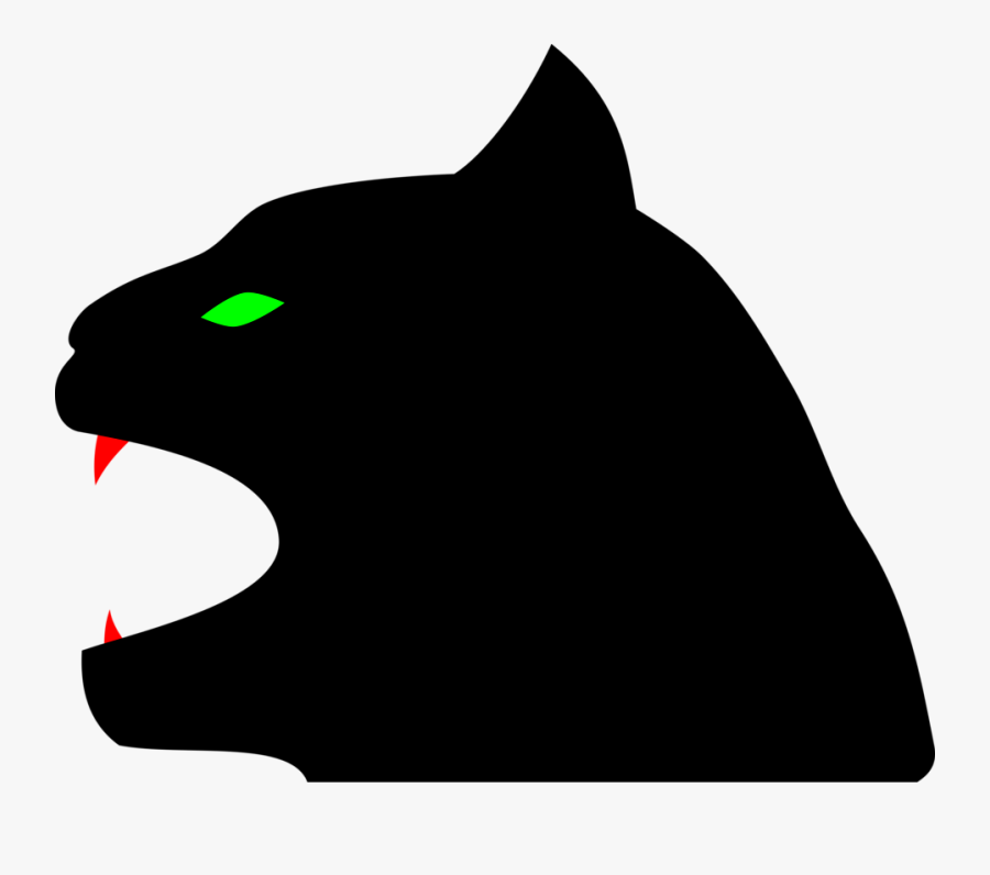 Cat Free Download Best - Black Evil Cat Logo Transparent, Transparent Clipart