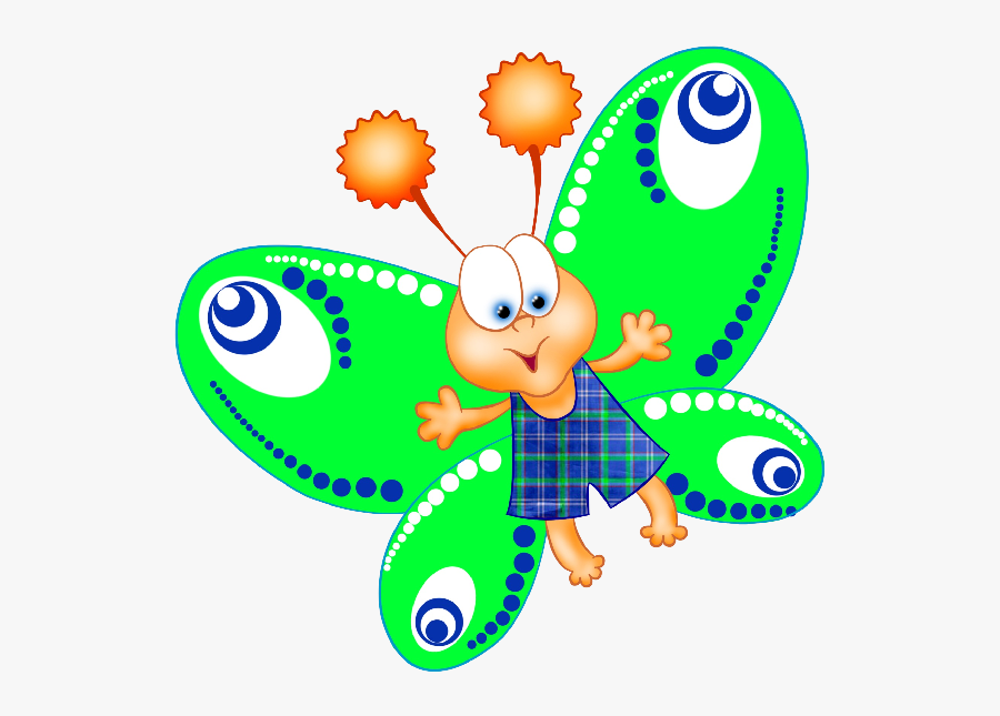 Funny Cartoon Butterfly Images - Cartoon Butterflies Clipart Transparent Background, Transparent Clipart