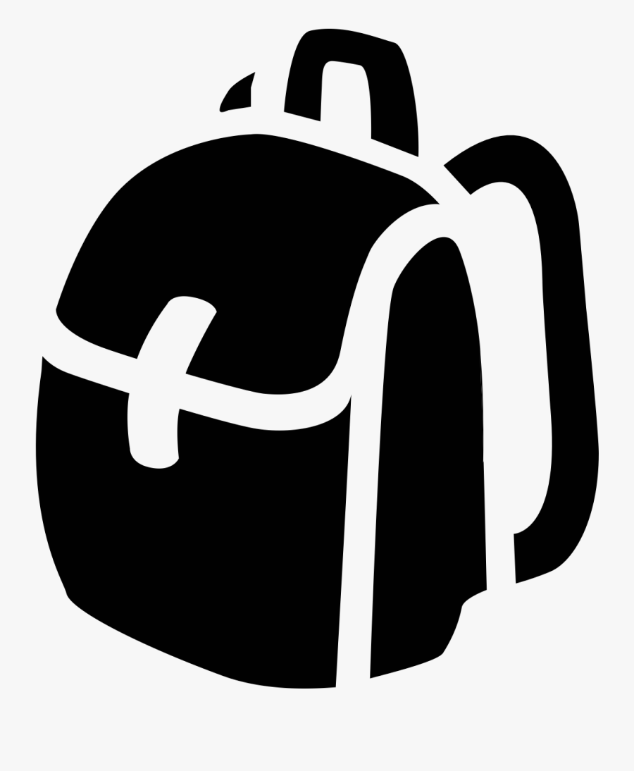 Backpack Icon Png, Transparent Clipart