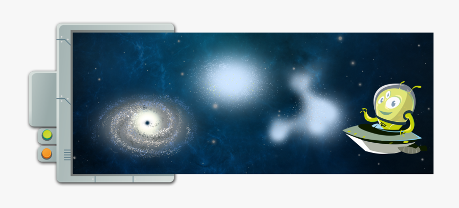 Galaxy Clipart Elliptical Galaxy - Milky Way, Transparent Clipart