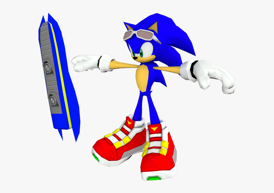 The Hands And Feet Are Humongous, Even By Sonic Standards - Sonic Riders, Transparent Clipart
