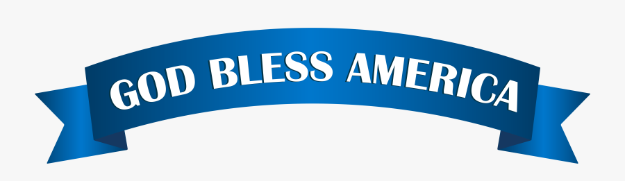 Transparent God Bless America Png - United States Of America Banner, Transparent Clipart