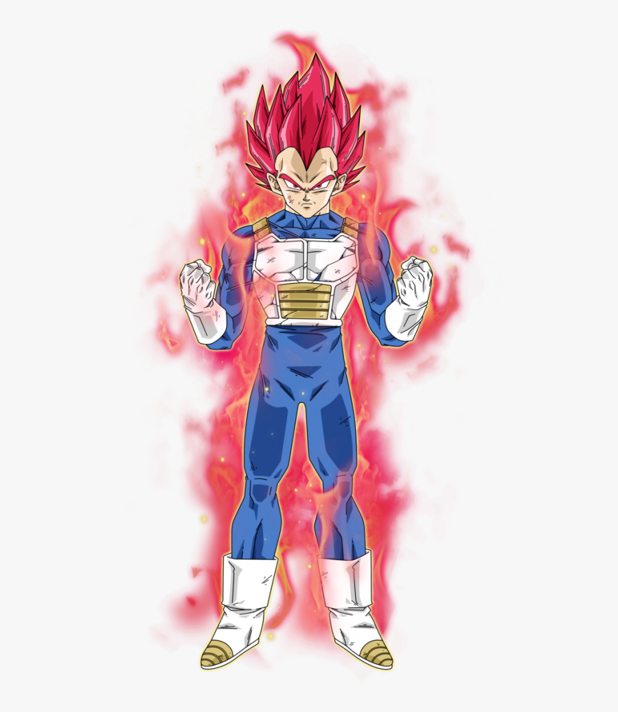 Vegeta Super Saiyan God Png Vector, Clipart, Psd - Vegeta Super Sayayin God, Transparent Clipart