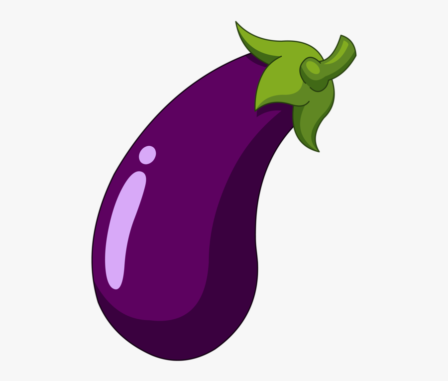 Eggplant Cartoon Royalty-free Clip Art - Cartoon Transparent Background Eggplant, Transparent Clipart