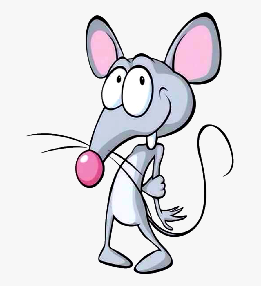 Cartoon Shy Mouse, Transparent Clipart
