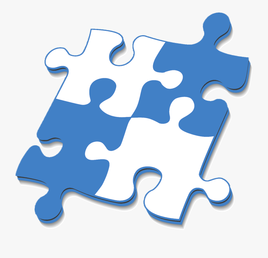 Get Aba Therapy Updates & More - Jigsaw Clipart Black And White, Transparent Clipart