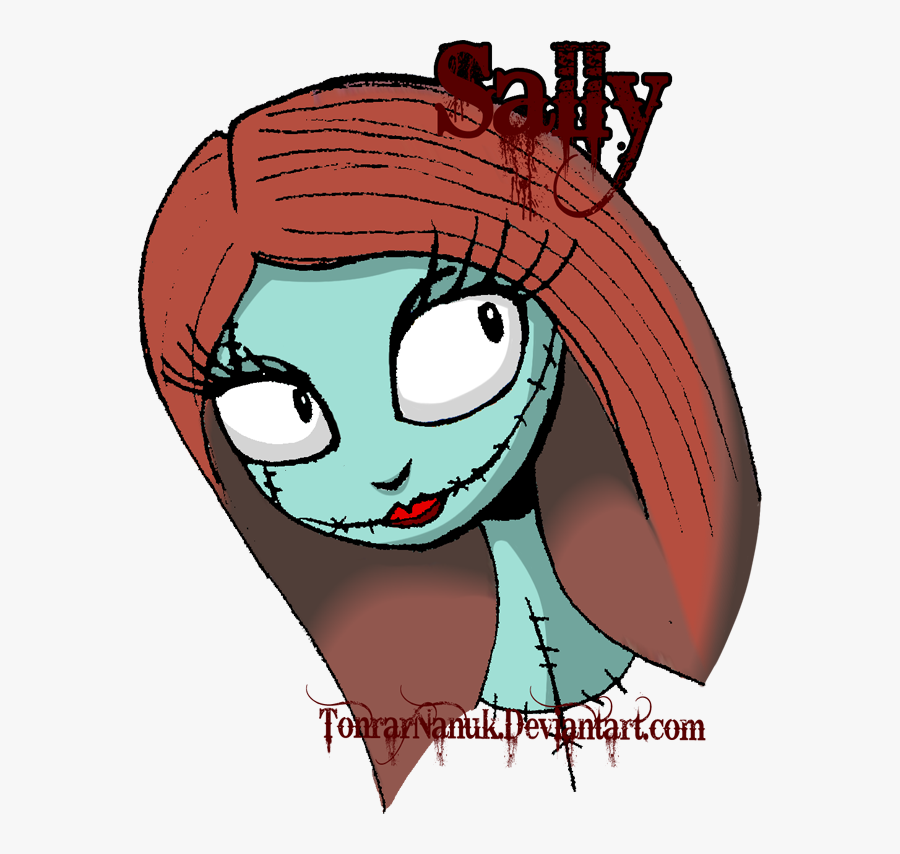 Clipart Halloween Nightmare Before Christmas - Sally Jack Nightmare Before Christmas Drawing, Transparent Clipart