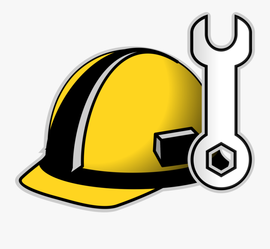 Helmet,cap,yellow - Hard Hat Clip Art, Transparent Clipart