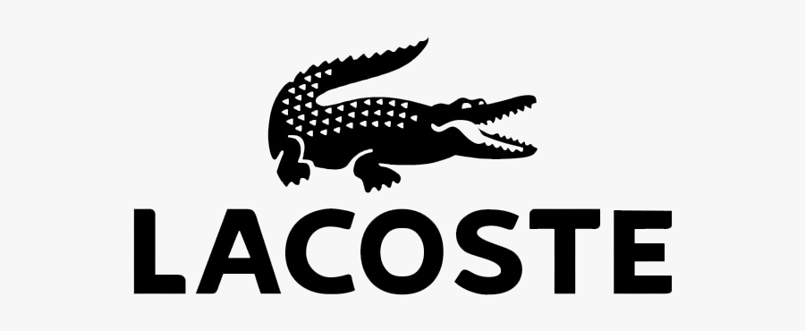 Lacoste Logo Black And White, Transparent Clipart