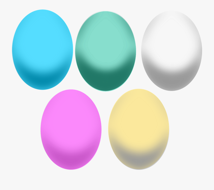 Coloured Egg Clip Art, Transparent Clipart