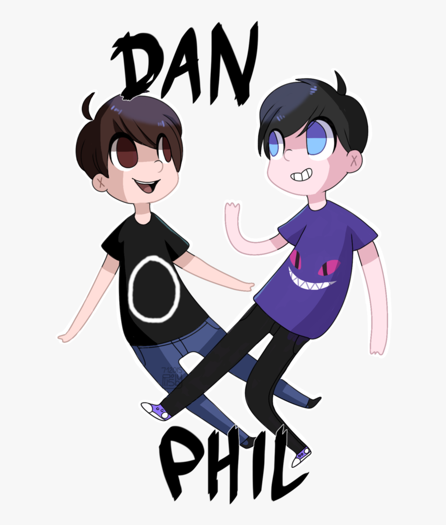 Smol Doodle Of These Two Dorks I Recently Started Watching - Cartoon, Transparent Clipart