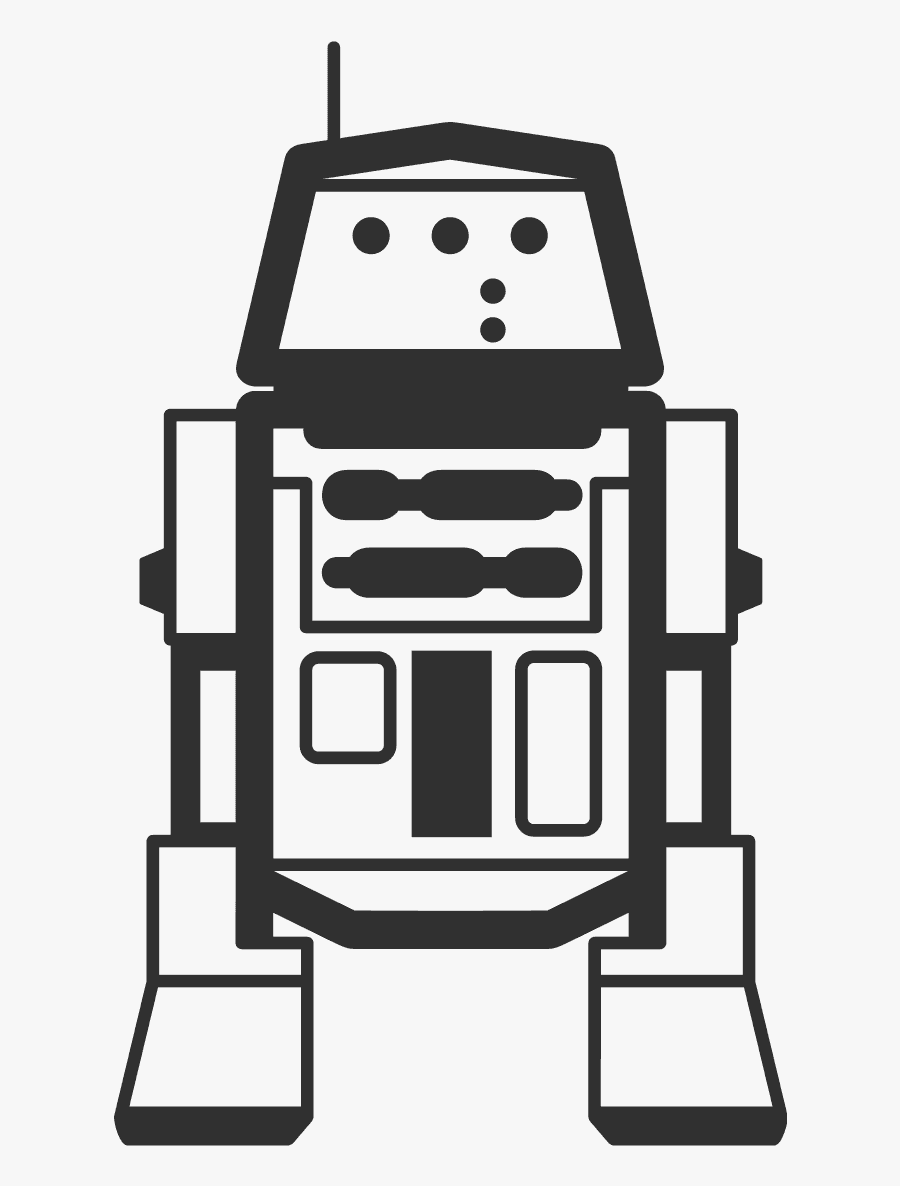 Star Wars R2d2 Droid Robot, Transparent Clipart