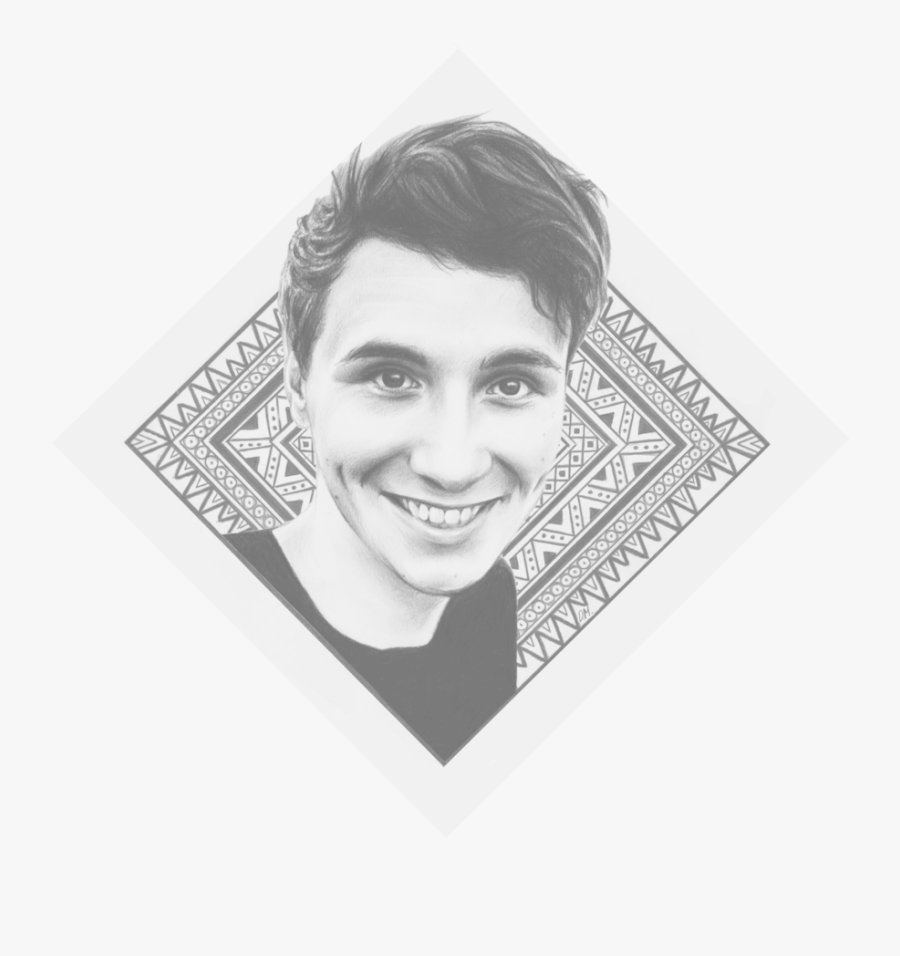 Transparent Dan And Phil Clipart - Daniel Howell Chibi Drawings, Transparent Clipart