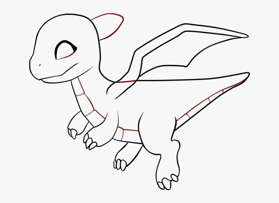 F U Bell Dragon - Sketch, Transparent Clipart