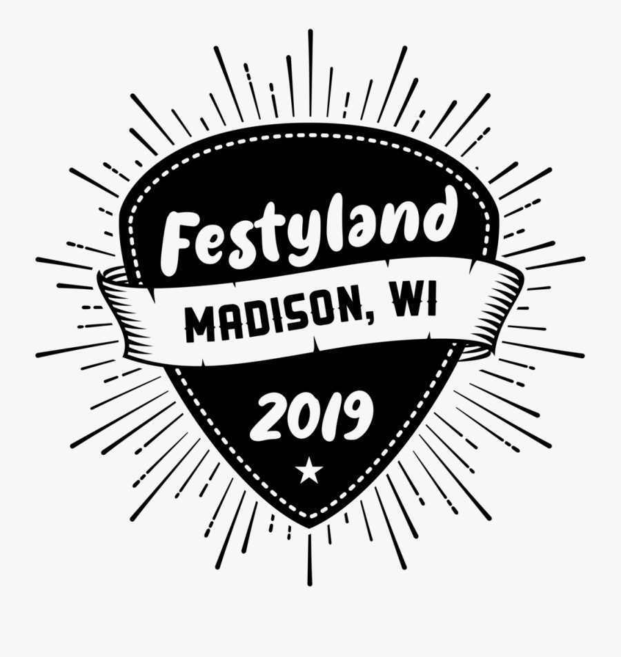 Festyland Logo Black-01 - Rock ́n Roll Logo, Transparent Clipart