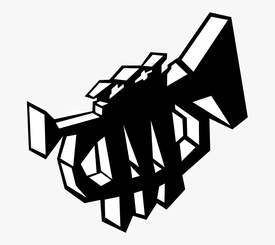 Trumpet New Year Vector Cdr, Transparent Clipart