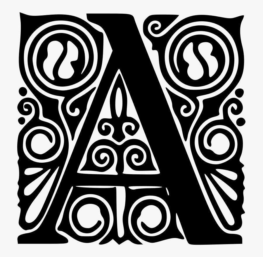 Peter Behrens Alphabet 1908 - Alphabet Clip Art, Transparent Clipart