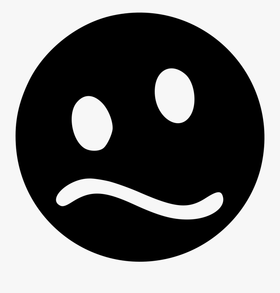 Emoticon Confused Comments - Smiley, Transparent Clipart