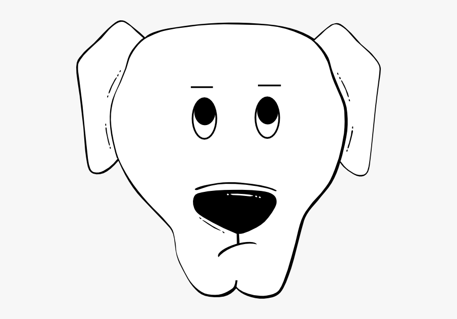 Cartoon Dog Face .png, Transparent Clipart