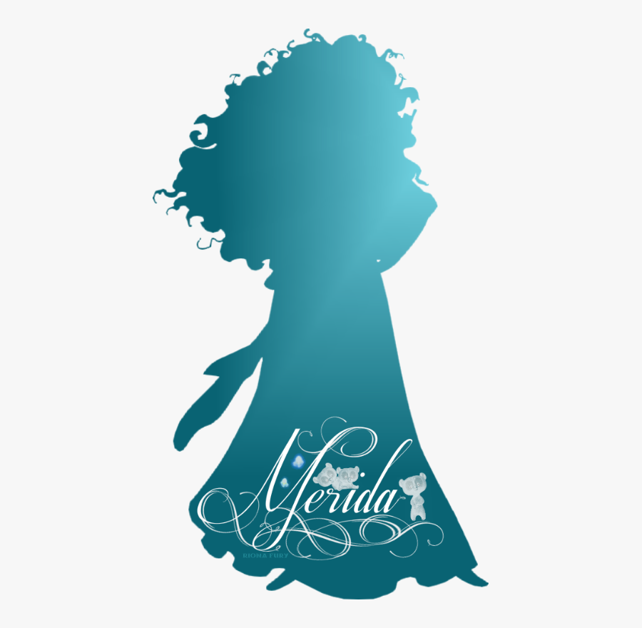 Disney Princess Photo - Disney Princess Merida Silhouette, Transparent Clipart