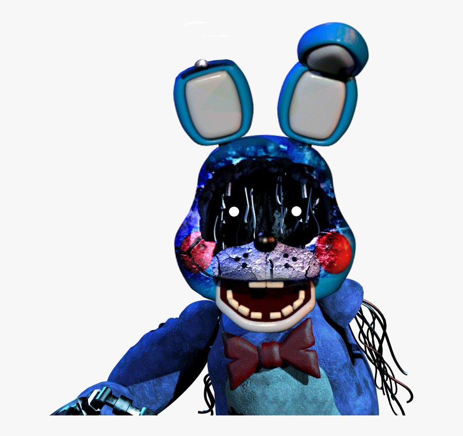 Fnaf Withered Toybonnie Gif Christian Freddy Five Nights - Withered Toy Bonnie Jumpscare Gif, Transparent Clipart