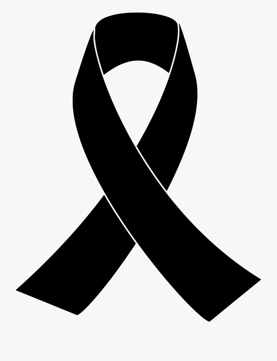 Cancer Logo Png - Breast Cancer Ribbon Black, Transparent Clipart