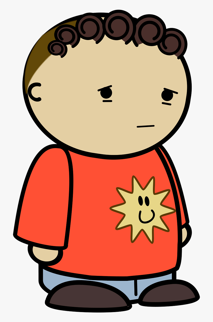 Sad Character Png, Transparent Clipart
