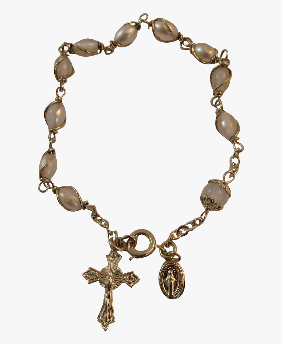 Transparent Praying Hands With Rosary Clipart - Rosary Jesus Png, Transparent Clipart